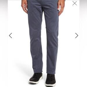 AG The Everett  SUD Slim Straight Leg Blue Black Houndstooth Pants 30x32